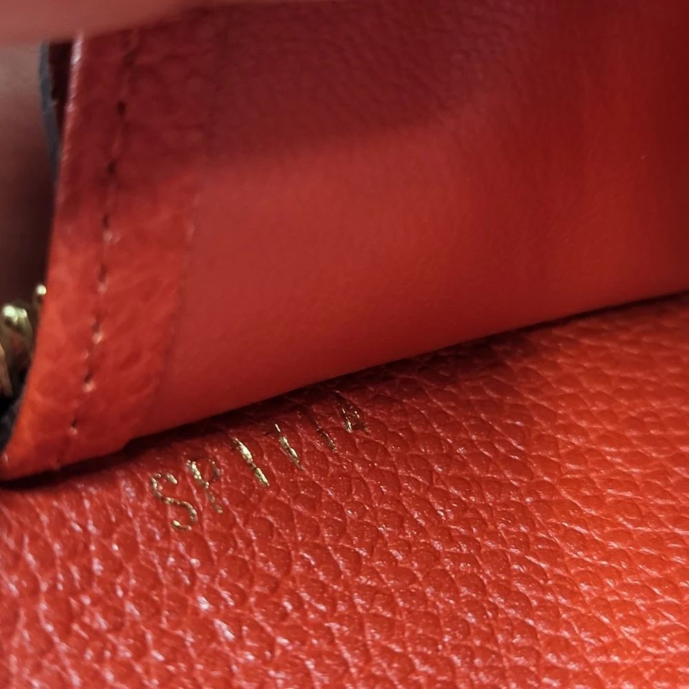 Louis Vuitton Portefeuille Clemence Empreinte Long Zippy Wallet,, authentic!!